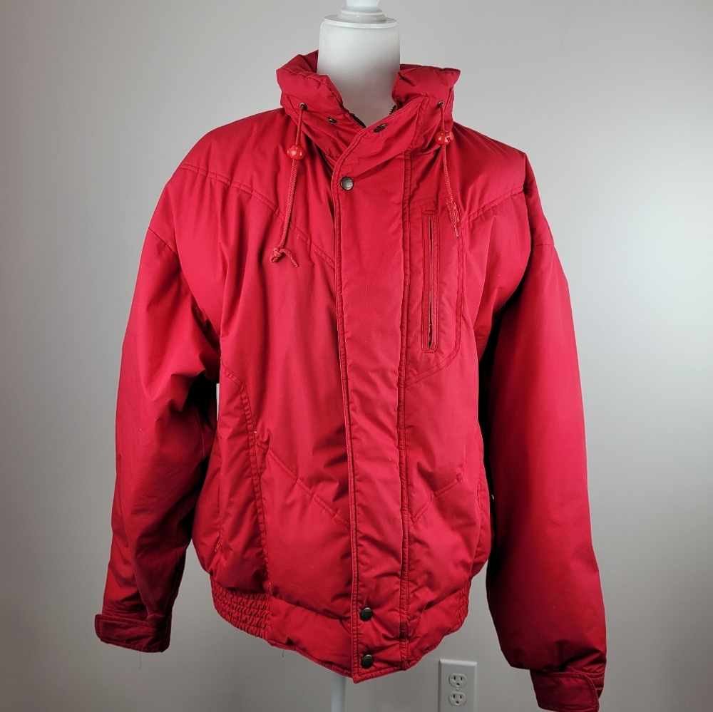 St. John's Bay Down Feather red Puffer jacket XL